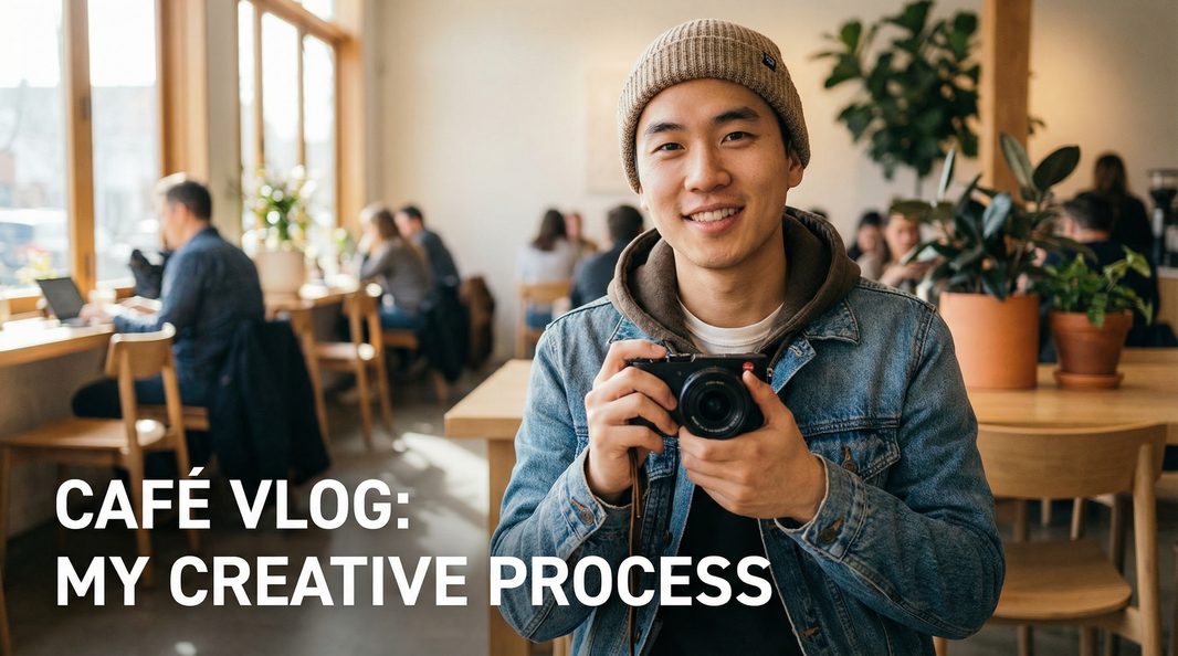 小马拉大车 【小马拉大车生活视频】创作者生活视频分享 · 咖啡馆里的创意日常